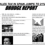 ‘Today’s Drudge Report…has no color pics (…) all news related photos are black and white’