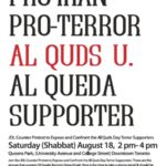 Al Quds Day counterdemo in Toronto today at 2pm