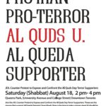 August 18: JDL to confront Al Quds Day Rally at Queen’s Park