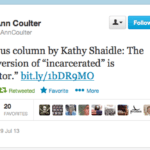 Wow! Ann Coulter calls my column about Benjamin Levin ‘hilarious’