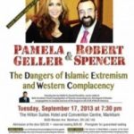 Pamela Geller, Robert Spencer: Toronto, Sept 17