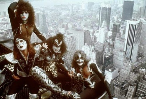 Ace Frehley (from l.), Paul Stanley, Gene Simmons and Peter Criss