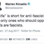 We need to bring back the post-9/11 blogosphere word “beclowns” just for this Warren Kinsella tweet